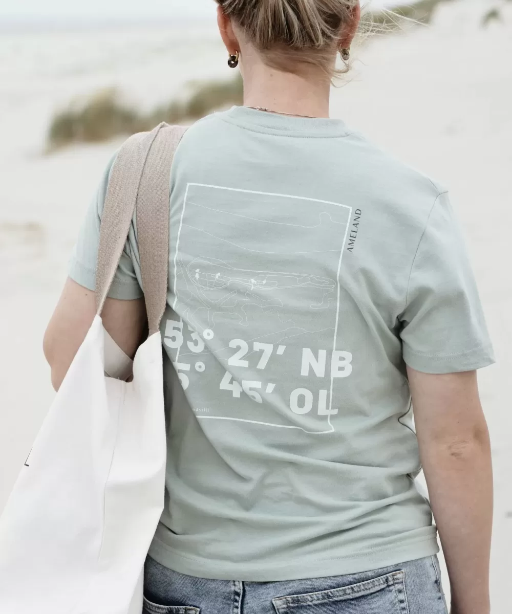 Ameland t shirt aloe